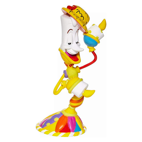 Disney "La Belle et la Bête" mini figurine Lumière en résine multicolore 4x4xh9 cm