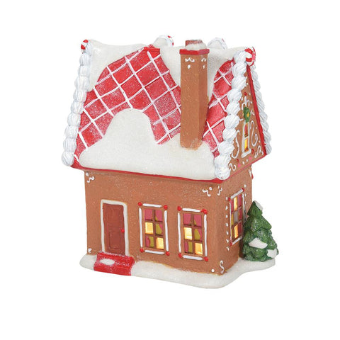 Department 56 Illuminated building S-Gingerbread bakery "North Pole Village"