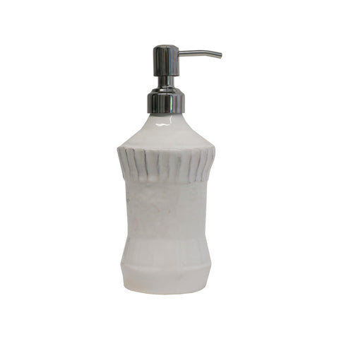 Virginia Casa Dispenser sapone in ceramica artigianale "Pietra" 2 varianti (1pz)