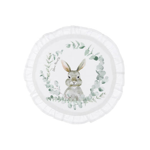 Blanc Mariclò Easter placemat "Mon Petit Lapin" D33 cm 2 variants (1pc)