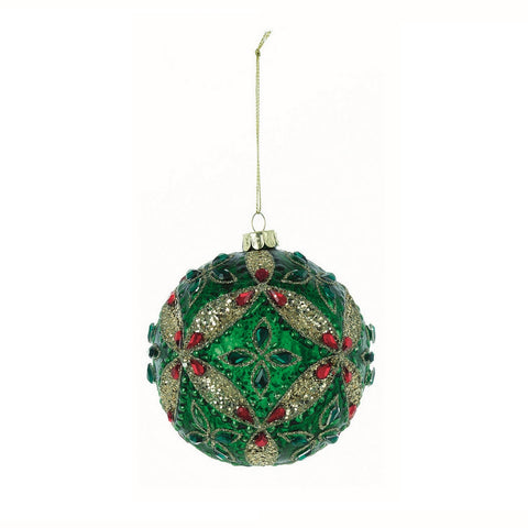 BLANC MARICLO' Christmas tree ball decoration 2 variants L10xP10xH10cm