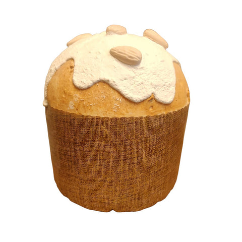 I DOLCI DI NAMI Artificial Christmas Panettone with almonds for display