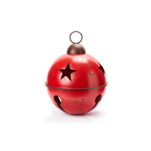FABRIC CLOUDS Jingle à suspendre cloche avec étoile en métal Ø53 H68,5 cm