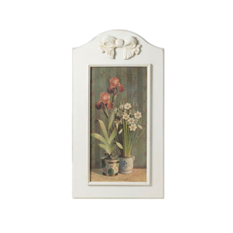 THE ART OF NACCHI Picture frame with bow in white wood 4 variants 45,5x4x83,5cm