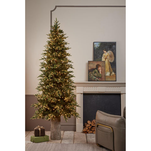 EDG Enzo De Gasperi Luxury pine Christmas tree with 3000 green synthetic fir led lights H210