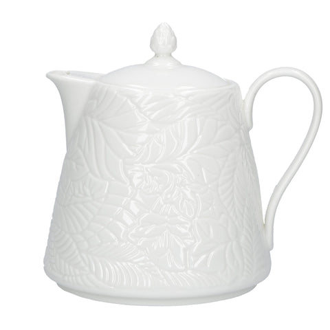 WHITE PORCELAIN BOSCO teapot in porcelain 1200 ml P004301200