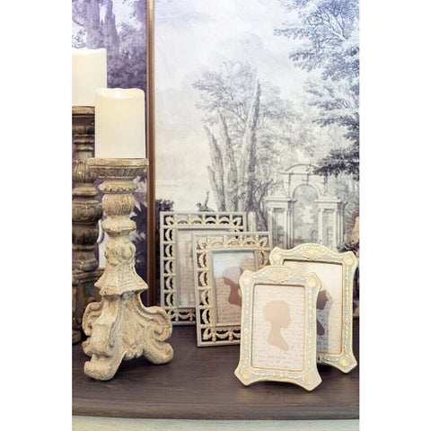 Blanc Mariclò Antique effect resin frame "Gipsoteca Collection" 15x1x21 cm
