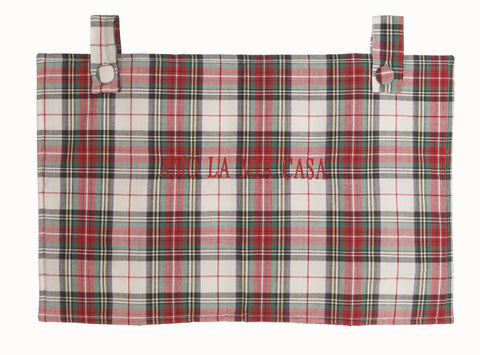 BLANC MARICLO' Tartan red soft oven cover 36 X 58 cm A29820