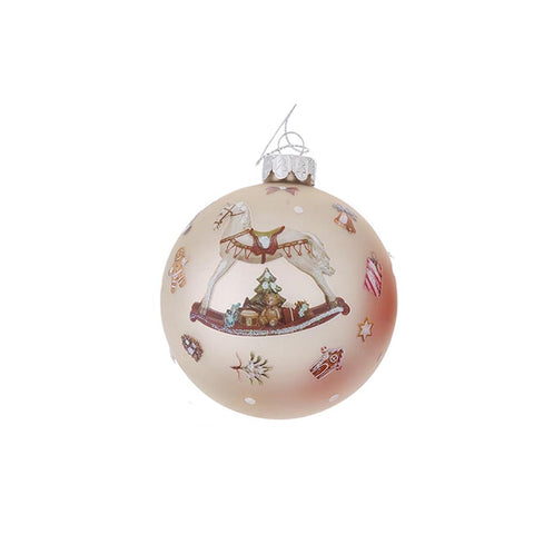 MAGNUS GIFT Sphere to hang ball DELIGHT decoration for glass tree Ø8 cm