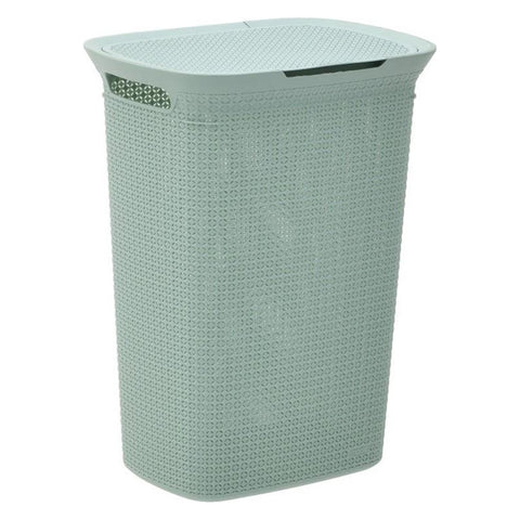 INART Turquoise laundry basket 57 L 46x35x62 cm