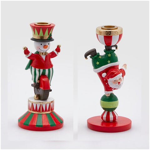 EDG Circus Candle Holder Santa Claus and Snowman 2 variants (1pc)