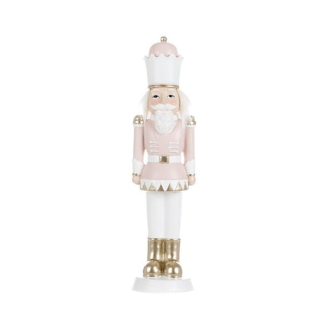 BLANC MARICLO' Décoration de Noël Casse-Noisette en résine H 30,5 cm A29707