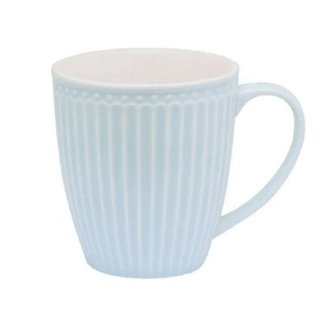 GREENGATE ALICE CELESTE breakfast cup in light blue ceramic STWMUGAALI2906