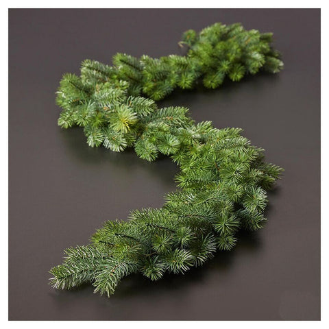EDG Enzo De Gasperi Guirlande de Noël modelable en pin vert 162 feuilles 182 cm