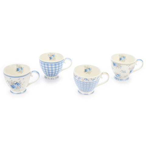 FABRIC CLOUDS Tasse à thé en porcelaine CAMILLA 4 variantes 450 ml 10,7x6,9x9,4cm