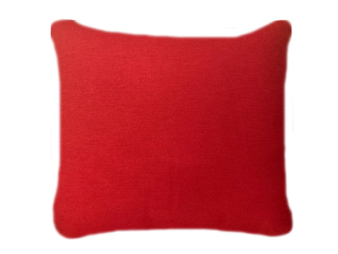 RIZZI Coussin gobelin LIFE en coton rouge avec imprimé de Noël 45x45 cm