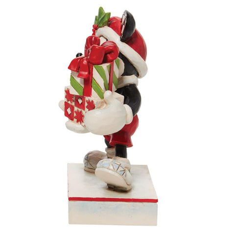 Figurine de Noël Enesco Mickey Mouse avec cadeaux Disney
