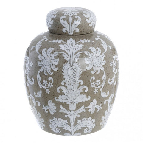 Blanc Mariclò Floral porcelain vase "Kreisleriana" 21x25x21 cm