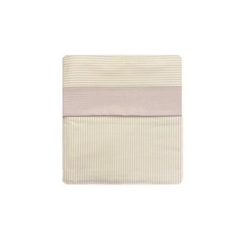 PEARL WHITE Double duvet cover set + 2 pillowcases GIAVA var. Striped INCENSE