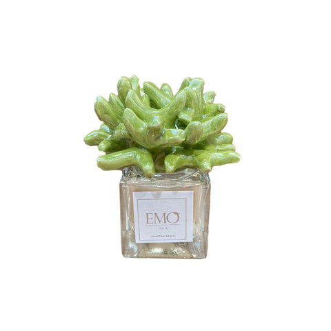EMO' ITALIA Parfumeur au parfum d'ambiance corail vert avec bâtonnets 50 ml