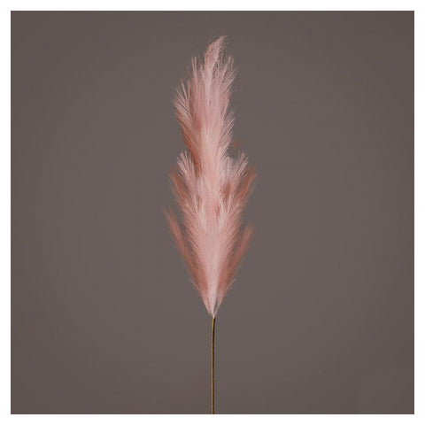 EDG Pampas branch artificial decorative synthetic feather 18 pink tufts