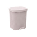 INART Pattumiera con pedale plastica rosa 26x27x33 cm 6-65-220-0012 - Angelica Home Stabia