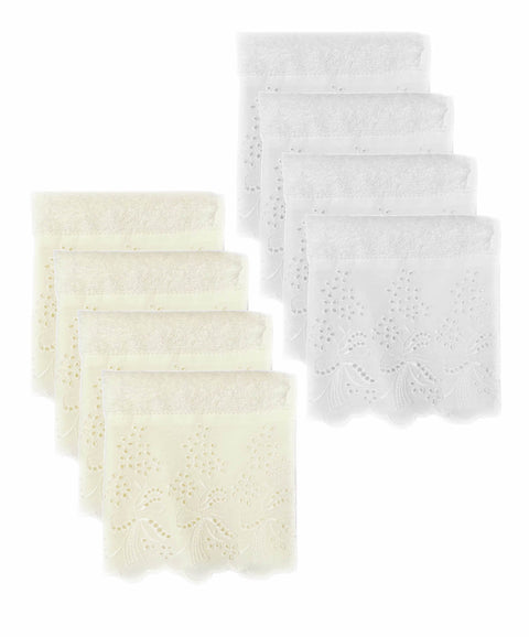 BLANC MARICLO Set 4 asciugamani da bagno lavette  2 versioni A29877
