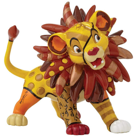 Disney "The Lion King" Simba figurine in multicolored resin 8x5xh7 cm