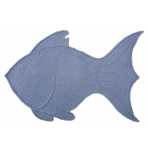 BLANC MARICLO' Set 2 light blue fish placemats 35x50 cm A3017999CE