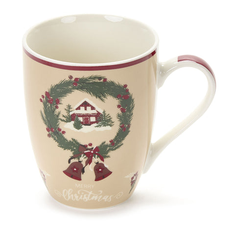 Nuvole di Stoffa Mug natalizia in ceramica Holly Jolly 6 varianti (1pz)