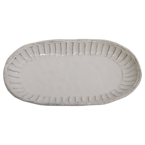 Virginia Casa Oval ceramic tray "Pietra" 2 variants (1pc)