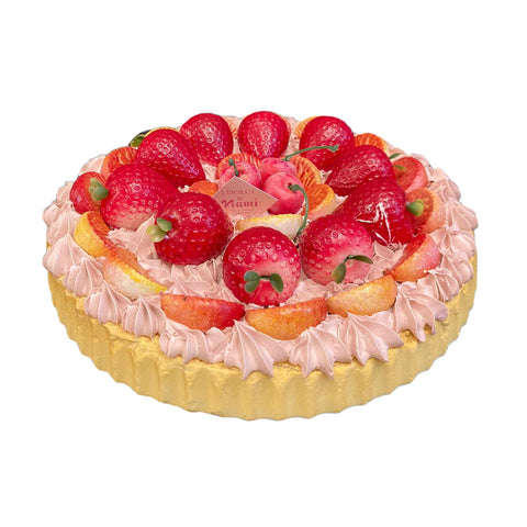 I DOLCI DI NAMI Tart synthetic cake with handmade sweet fruit Ø24 H7 cm