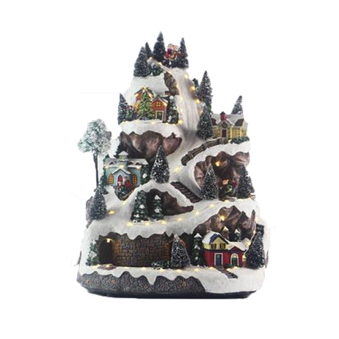 TIMSTOR Build your Christmas village Village in the mountains 45x30x31 cm