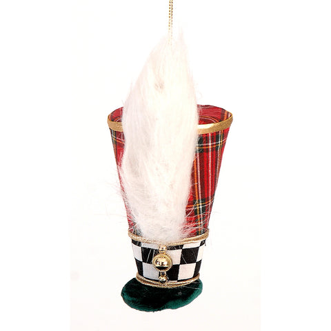 VETUR Decorazione Addobbo albero natalizio Cappello soldato rosso scozzese 22 cm