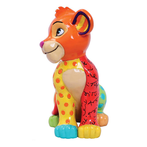 Figurine Disney Mini Simba "Le Roi Lion" en résine multicolore 4,5x7,5xh9 cm
