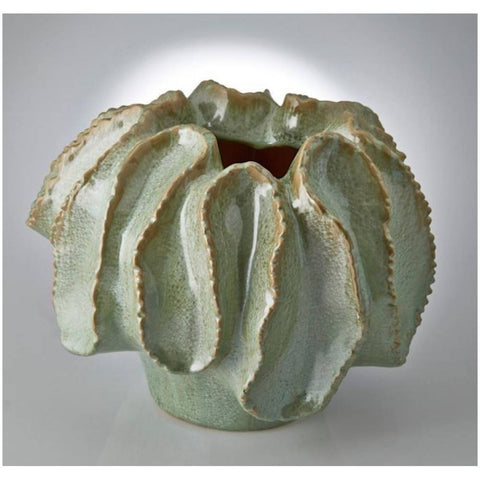 Edg - Vase en céramique Enzo de Gasperi Chakra Succulu 39x37xH29 cm