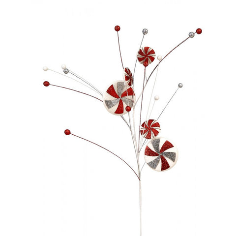 Branche de décoration de Noël VETUR avec des bonbons 86cm 92476