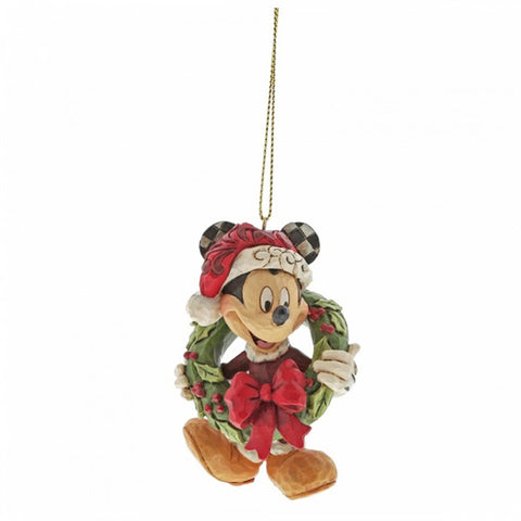 Décoration d'arbre Mickey Mouse en résine Enesco Disney Jim Shore
