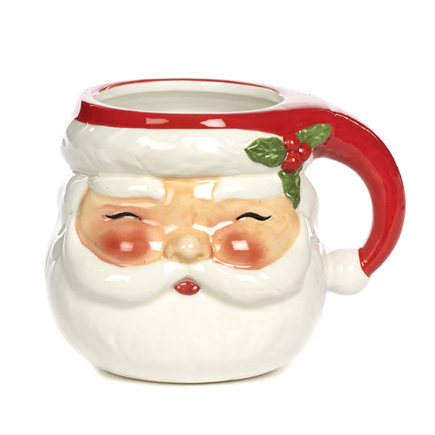 Tasse de Noël GOODWILL avec le Père Noël en céramique