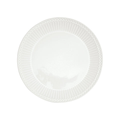 GREENGATE Piatto da colazione ALICE bianco Ø23 cm STWPLAAALI0106