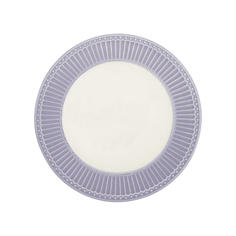 GREENGATE Porcelain stoneware dessert plate ALICE lavender Ø23 cm