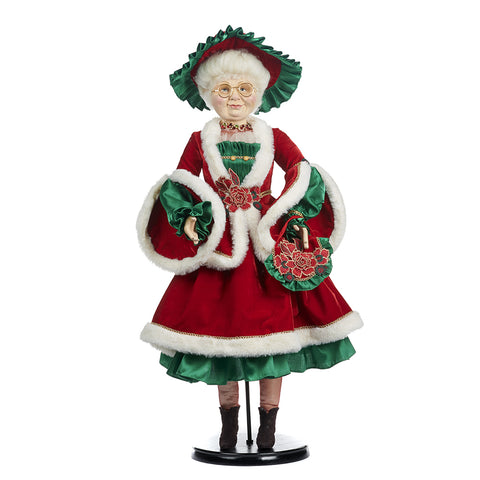 GOODWILL Christmas statuette Mère Noël en résine H80 cm