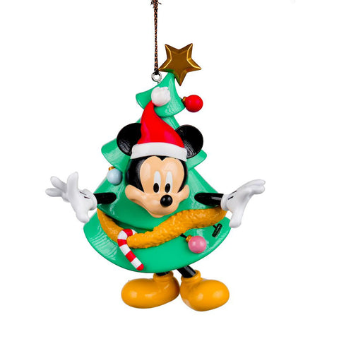 Kurt S. Adler Décoration de Noël Disney Mickey Mouse pour sapin de Noël en résine D10 cm