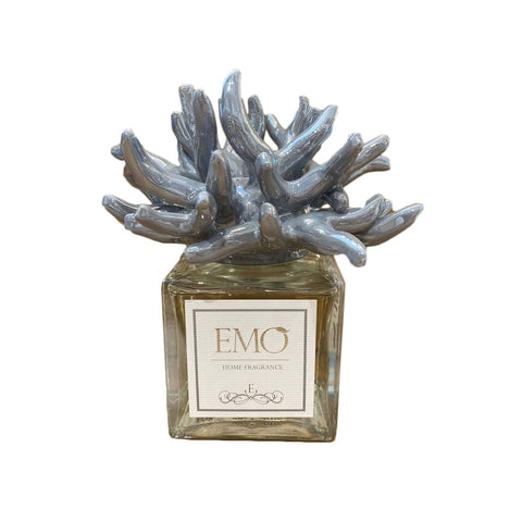 EMO' ITALIA Parfumeur avec bâtonnets et parfum d'ambiance corail gris 200 ml
