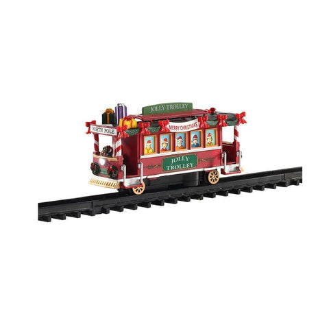 LEMAX JOLLY TROLLEY Build your Christmas village moving train 04738