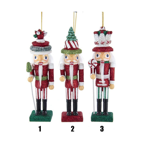 KURTADLER Schiaccianoci decoro natalizio da appendere legno 3 varianti H15 cm