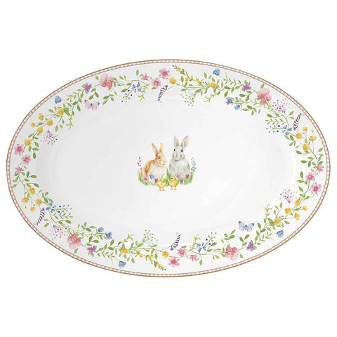 Easy Life Porcelain Easter tray "Happy Easter" 35x23.5 cm
