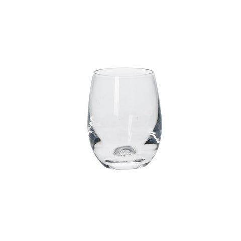 LA PORCELANA BIANCA Set of six "NOVELLO" shot glasses in glass 60 ml