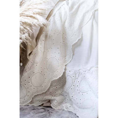 Blanc Mariclò Double bedspread + 2 "Tintoretto" pillow covers 240x260cm