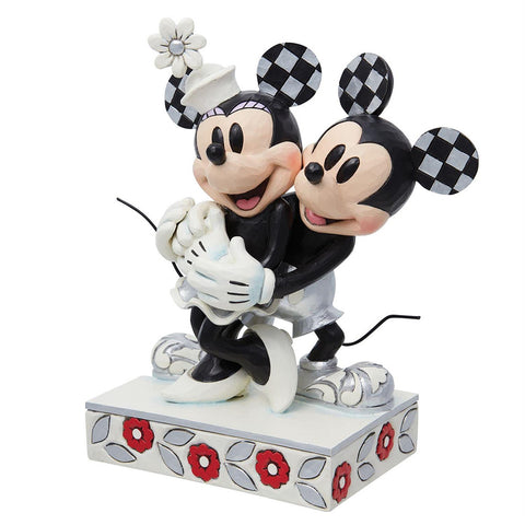 Enesco Mickey and Minnie in resin Disney 100º Jim Shore H17.8 cm